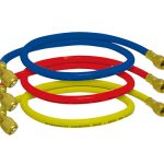 P&M Refrigerant Charging Hoses For R410 1/4" SAE x 5/16" SAE 45° - Model 360RYB-410 in Muscat Oman