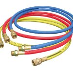 P&M Refrigerant Charging hoses R134a 1/2" acme x 1/2" acme (yellow), 1/2" acme x 14mm (blue & red) - Model 360RYB-L in Muscat Oman