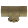 1-1/4" x 1-1/4" x 1" CxCxF Tee (Lead Free) in Muscat Oman