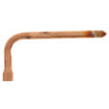 1/2" CPVC Socket Metalhead Copper Stub Out Elbow (3-1/2" x 8") in Muscat Oman