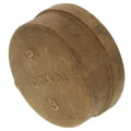 2-1/2" Threaded Brass Cap (Lead Free) in Muscat Oman