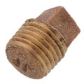 1/4" Brass Plug, Cored (Lead Free) in Muscat Oman