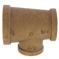 1" x 3/4" x 1/2" Reducing Brass Tee (Lead Free) in Muscat Oman