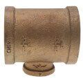 1-1/4" x 1-1/4" x 1/2" Reducing Brass Tee (Lead Free) in Muscat Oman