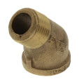 1/2" Brass 45° Street Elbow (Lead Free) in Muscat Oman