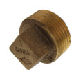 1" Brass Sq Head Plug (Lead Free) in Muscat Oman