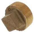 1-1/4" Brass Square Head Plug (Lead Free) in Muscat Oman