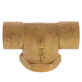 1/2" C x C x F Cast Brass Tee (Lead Free) in Muscat Oman
