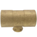 1-1/2" x 1-1/2" x 1/2" C x C x F Cast Brass Tee (Lead Free) in Muscat Oman