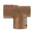 1/2" x 1/8" x 1/2" C x F x C Cast Brass Tee in Muscat Oman