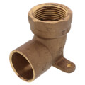 1" CxF Cast Brass 90-Degree Drop Ear Elbow (Lead Free) in Muscat Oman