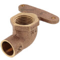 1/2" C x F Cast Brass 90° Hi Ear Elbow (Lead Free) in Muscat Oman