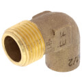 1/2" C x M Cast Brass 90-Degree Elbow (Lead Free) in Muscat Oman