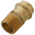 3/4" Copper Press x MIP DZR Brass Transition Adapter (Lead Free) in Muscat Oman