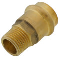 3/4" x Copper Press x 1/2" MIP DZR Brass Transition Adapter (Lead Free) in Muscat Oman