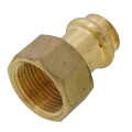 1/2" Copper Press x 3/4" FIP DZR Brass Transition Adapter (Lead Free) in Muscat Oman
