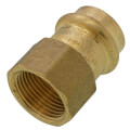 3/4" Copper Press x FIP DZR Brass Transition Adapter (Lead Free) in Muscat Oman