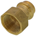 3/4" Copper Press x 1" FIP DZR Brass Transition Adapter (Lead Free) in Muscat Oman