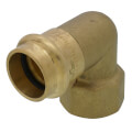3/4" Copper Press FIP Forged DZR Brass Transition Elbow (Lead Free) in Muscat Oman