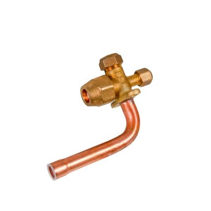 Air Conditioner Service Tap (port) 1/2" angular 90° in Muscat Oman