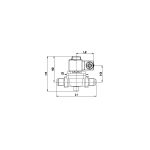 Castel Solenoid Valve 3/4" Flared 1090/6A7 in Muscat Oman