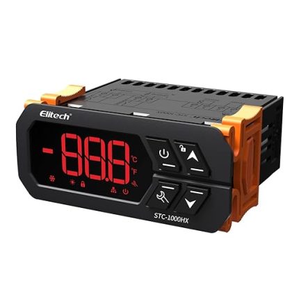 Elitech STC-1000HX Temperature Controller ℉⇋℃ Fahrenheit Celsius Switchable Origin Digital 110V Thermostat 2 Relays Upgraded from STC-1000 New... in Muscat Oman