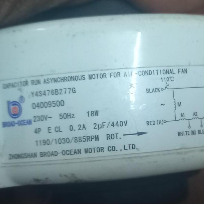 Hitachi Split AC Indoor Blower Motor 1 ton (Y4S476B227G) 18-Watt in Muscat Oman Hitachi Split AC Indoor Blower Motor 1 ton (Y4S476B227G) 18-Watt in Muscat Oman