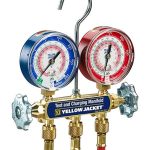 Yellow Jacket 42201 3-Way Brass Manifold with Set of 3 Ball-Valve Hoses in Muscat Oman